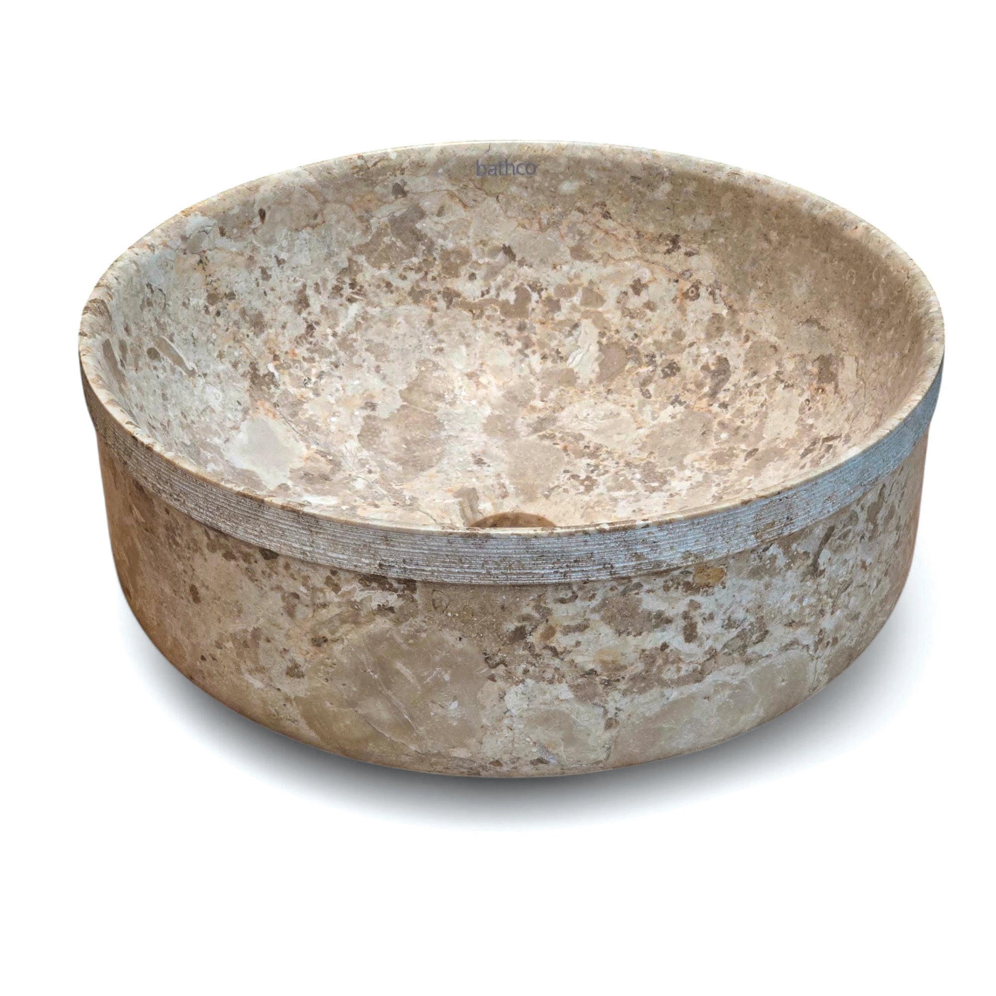 Lavatório de pedra natural bege AUSTIN 380 x130 mm - 9