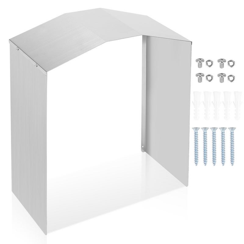 Protection Intempéries Pour Wallbox - Acier Galvanisé, Gris, Adaptable (Neuf, Sans Emballage)