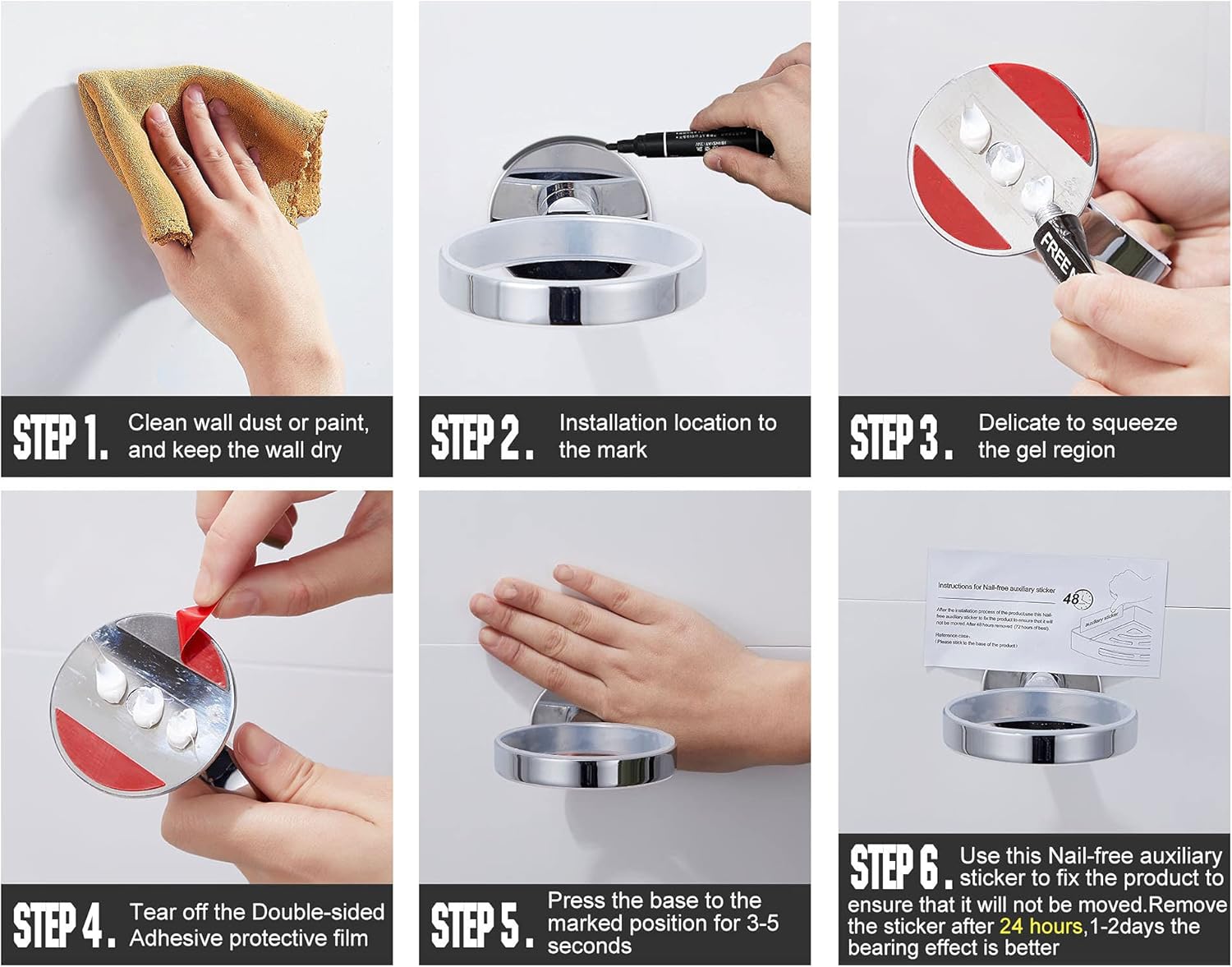 Bonde de Lavabo Pop-up sans Trop-Plein en Laiton Chromé G 1-1/4, équipée d'un Système d'Ouverture et de Fermeture Facile à Bouton-Poussoir. - 5