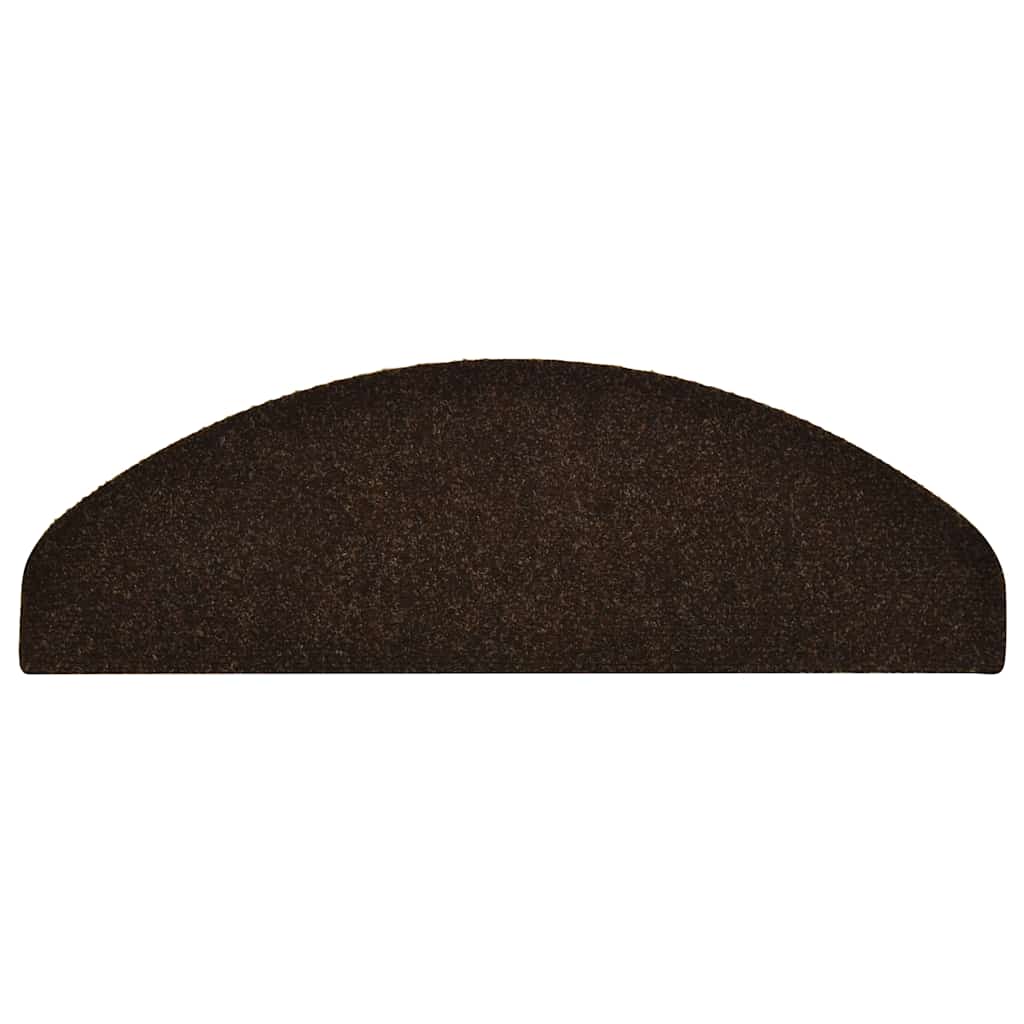 Tapis d'escalier autocollant 30 pcs | Paillasson d'escalier | Tapis de marche marron 65x21x4 cm CFW382773 - 4