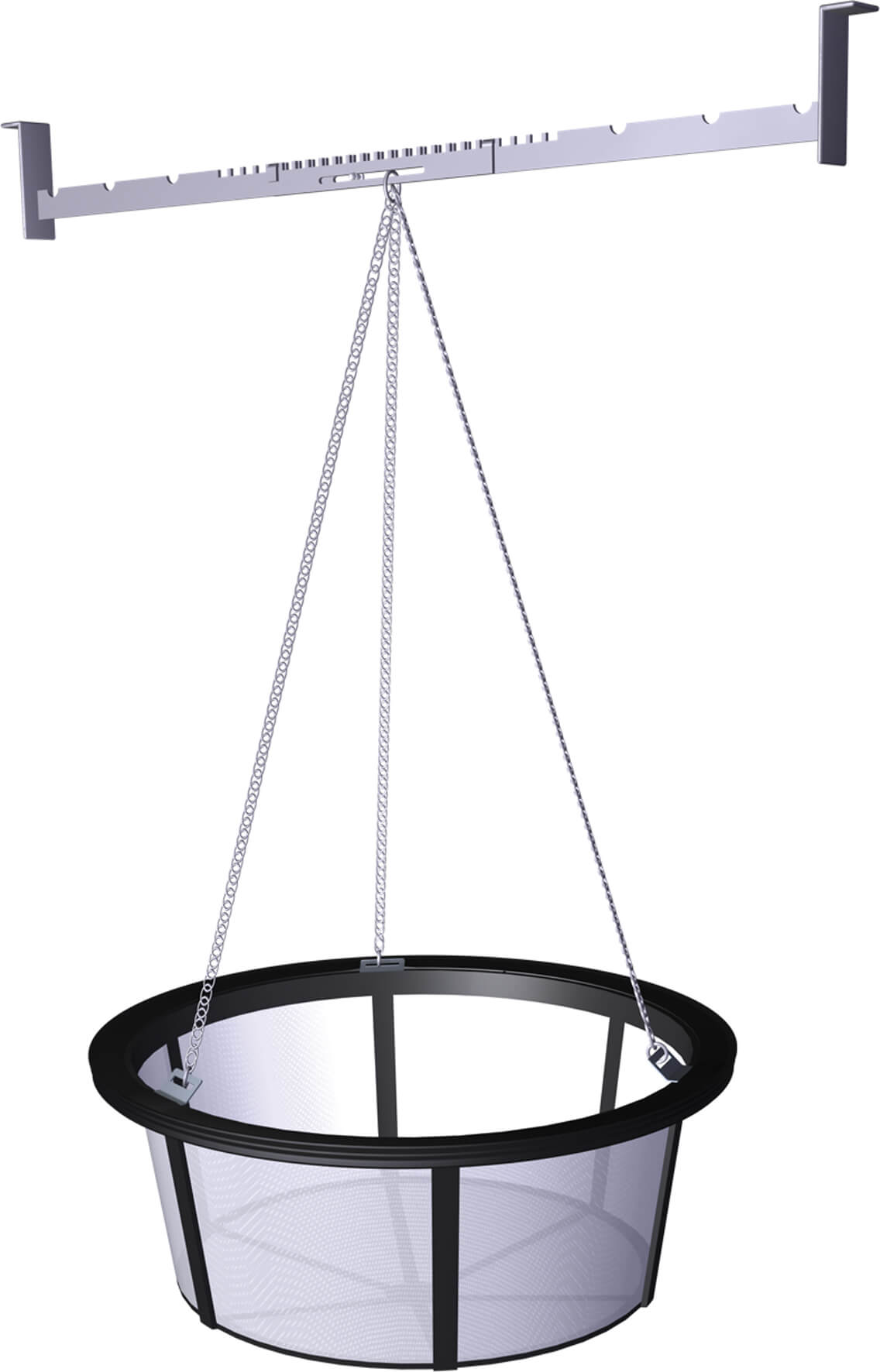 Cesta colgante para agua de lluvia