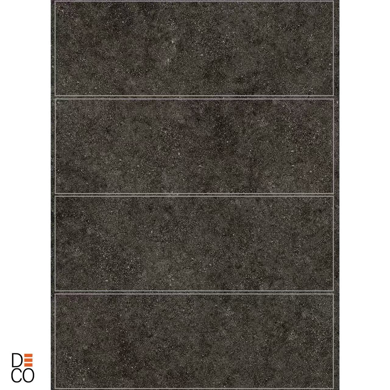 Panneau mural PVC 260 x 120 cm – 4 parties à assembler – effet marbre noir brillant – ép. 3 mm – 3,12 m² – Panneau mural douche – Decopine - 3