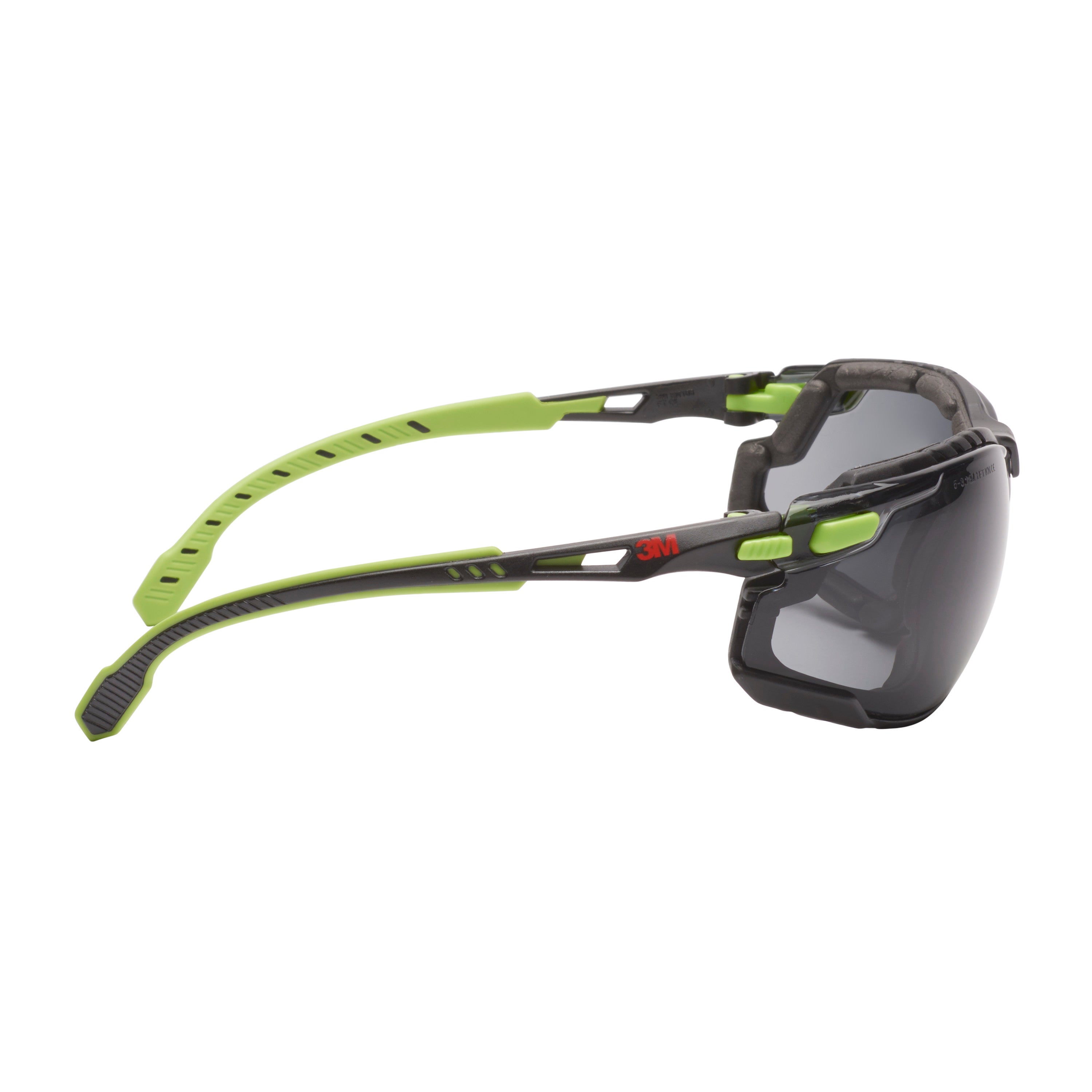 3M™ Solus™ 1000 okulary ochronne z powłoką Scotchgard™ S1GGC1, czarno-zielona oprawka, szara soczewka, z pokrowcem, 1 szt. - 7