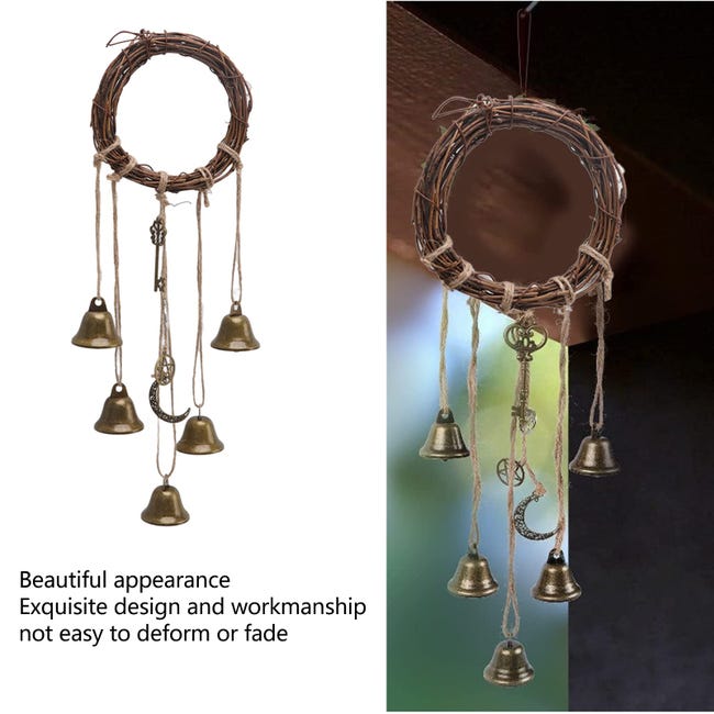 Campanas De Viento De Bruja (Hexenglocken) Para Decorar Puertas, Porches O Jardines - Aleación, Sonido Claro, Protección Espiritual