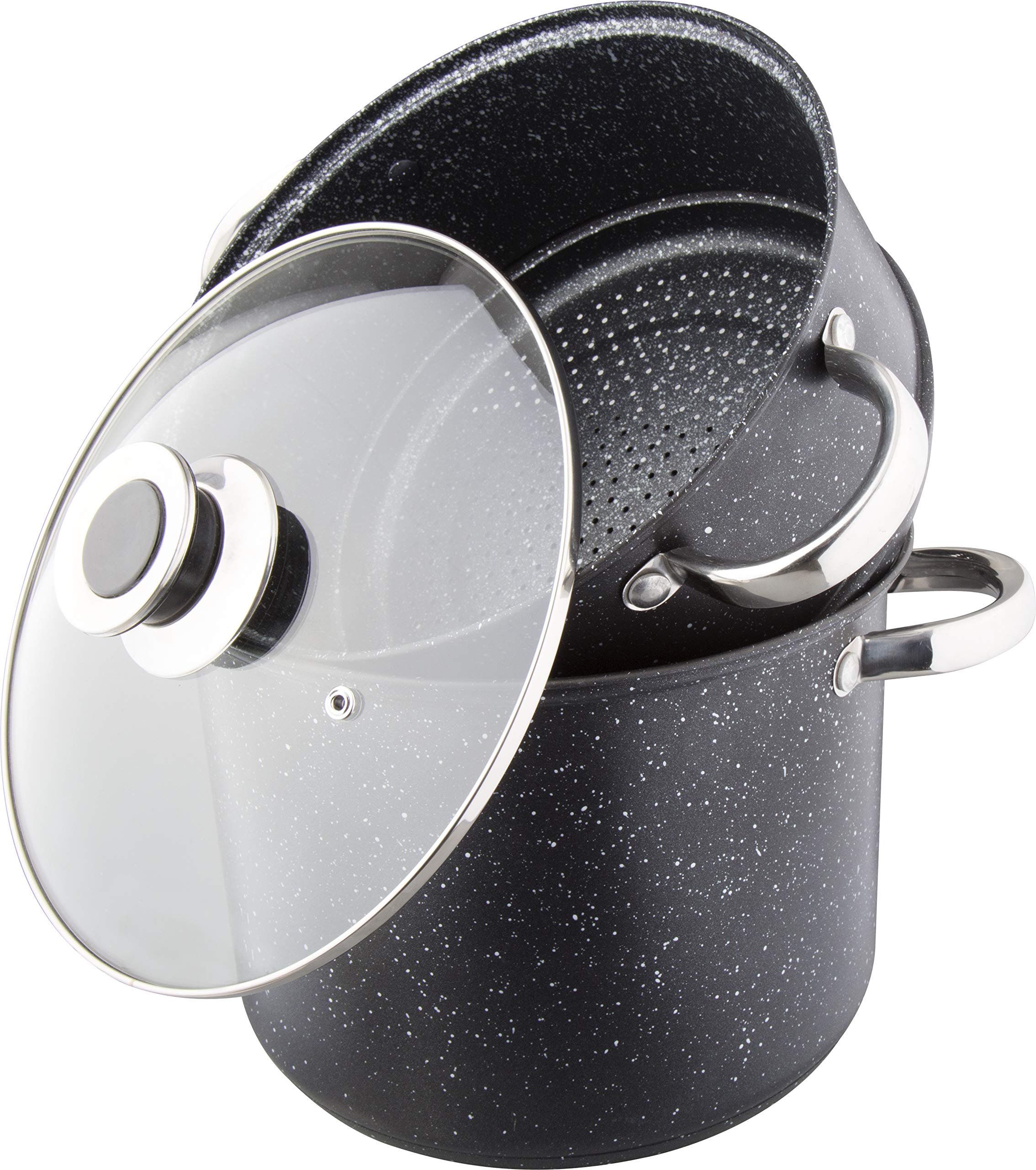 Couscoussiera Kamberg 3 In 1 - Pentola A Vapore In Acciaio Inox 22cm, 6L Per Tutti I Fuochi - Foto 4