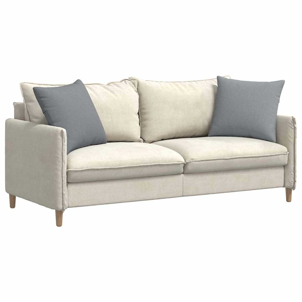 Coussins de canapé 2 pcs Gris clair 50 x 50 cm tissu vidaXL - 4