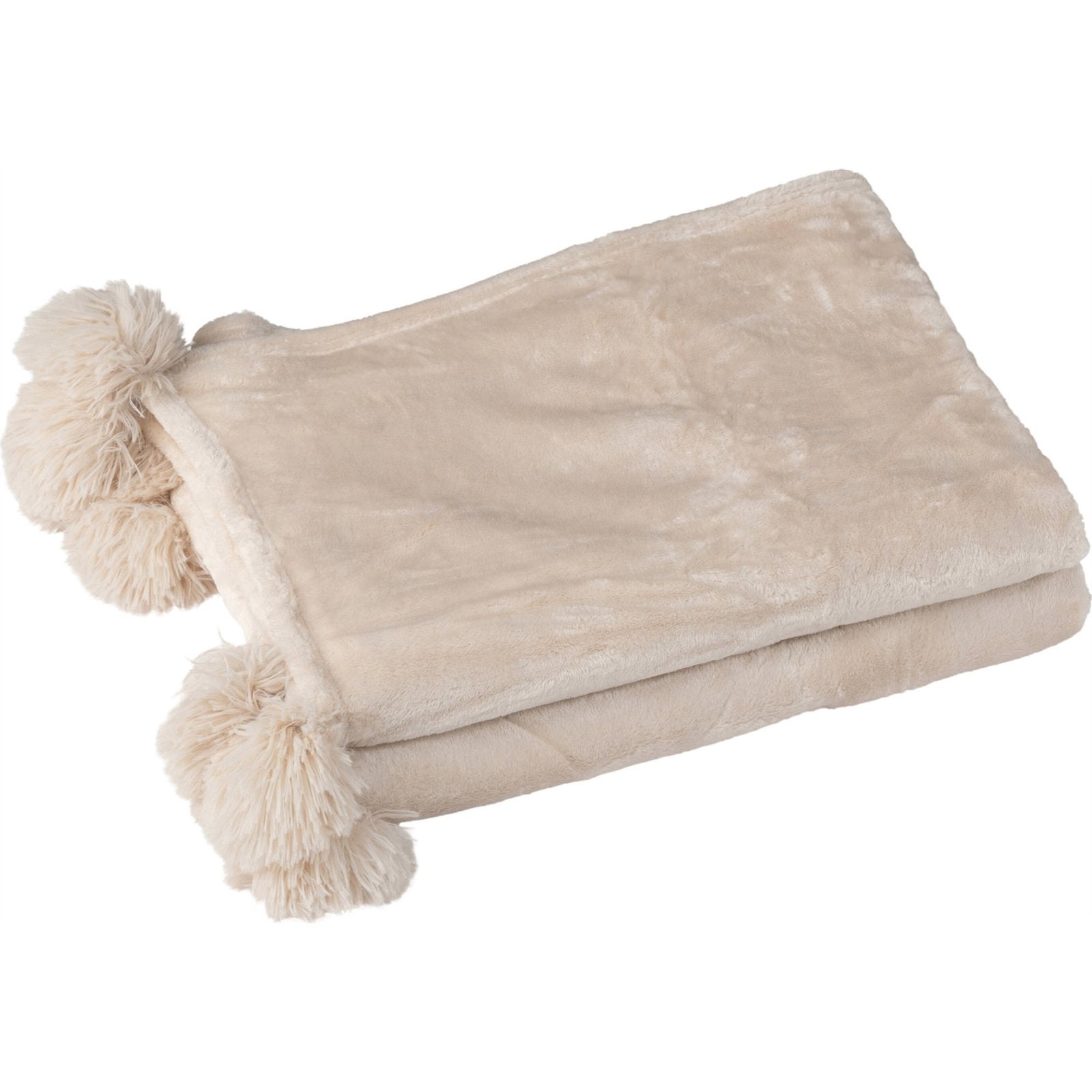 Plaid Verona 173 x 126 x 1 cm Crème - 3