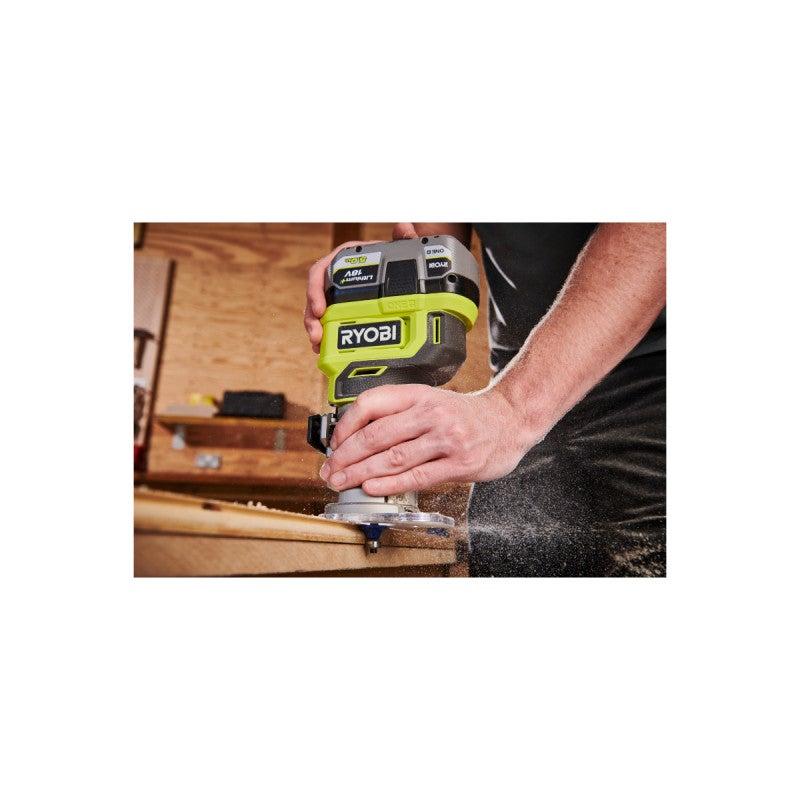 Affleureuse à bois RYOBI - RTR18-0 - 18V One+ - Sans batterie ni chargeur - 4