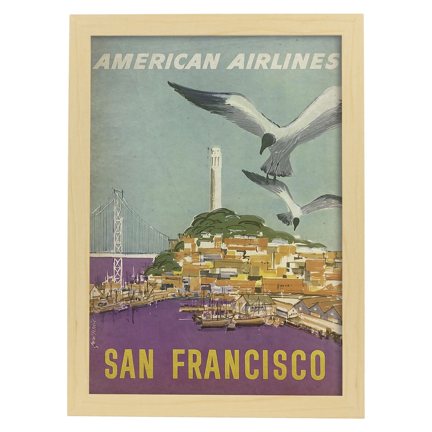 Poster Vintage De San Francisco. Con Imagenes Vintage Y De Publicidad