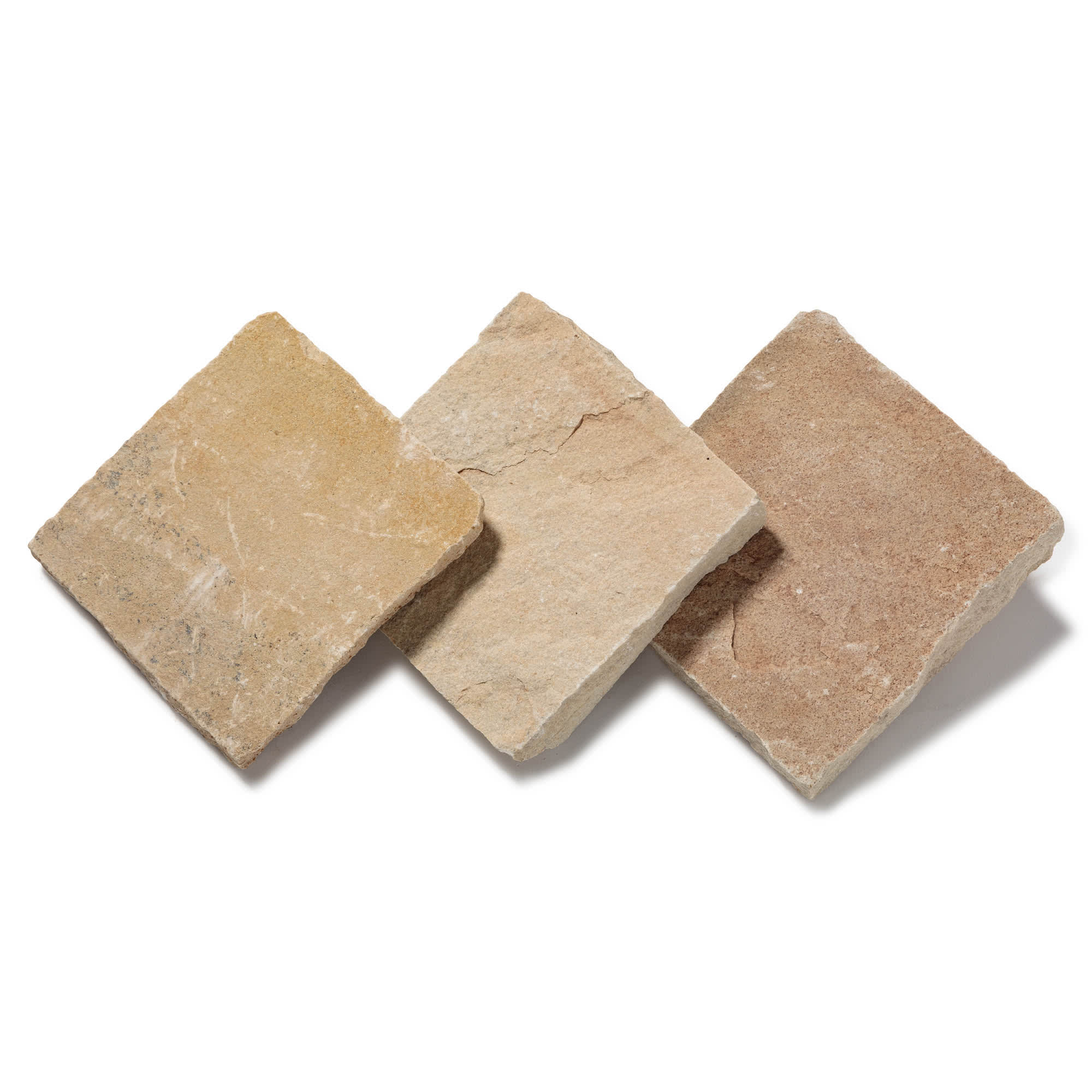 Pavé Grès Kandla Beige 14x14x2-2,5 cm (vendu au m² - 42 pavés/m²) - RO'MA NATURE - 6