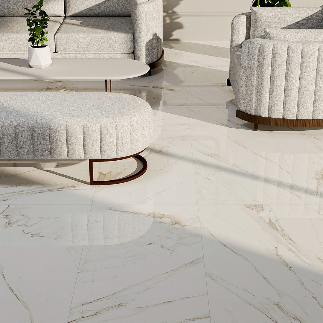Tradizionale Calacatta Oro - Marmo Lucido - Piastrelle 30x60 cm 10 mm - SCA 4006 30x60 GLOSSY 10 mm - 4