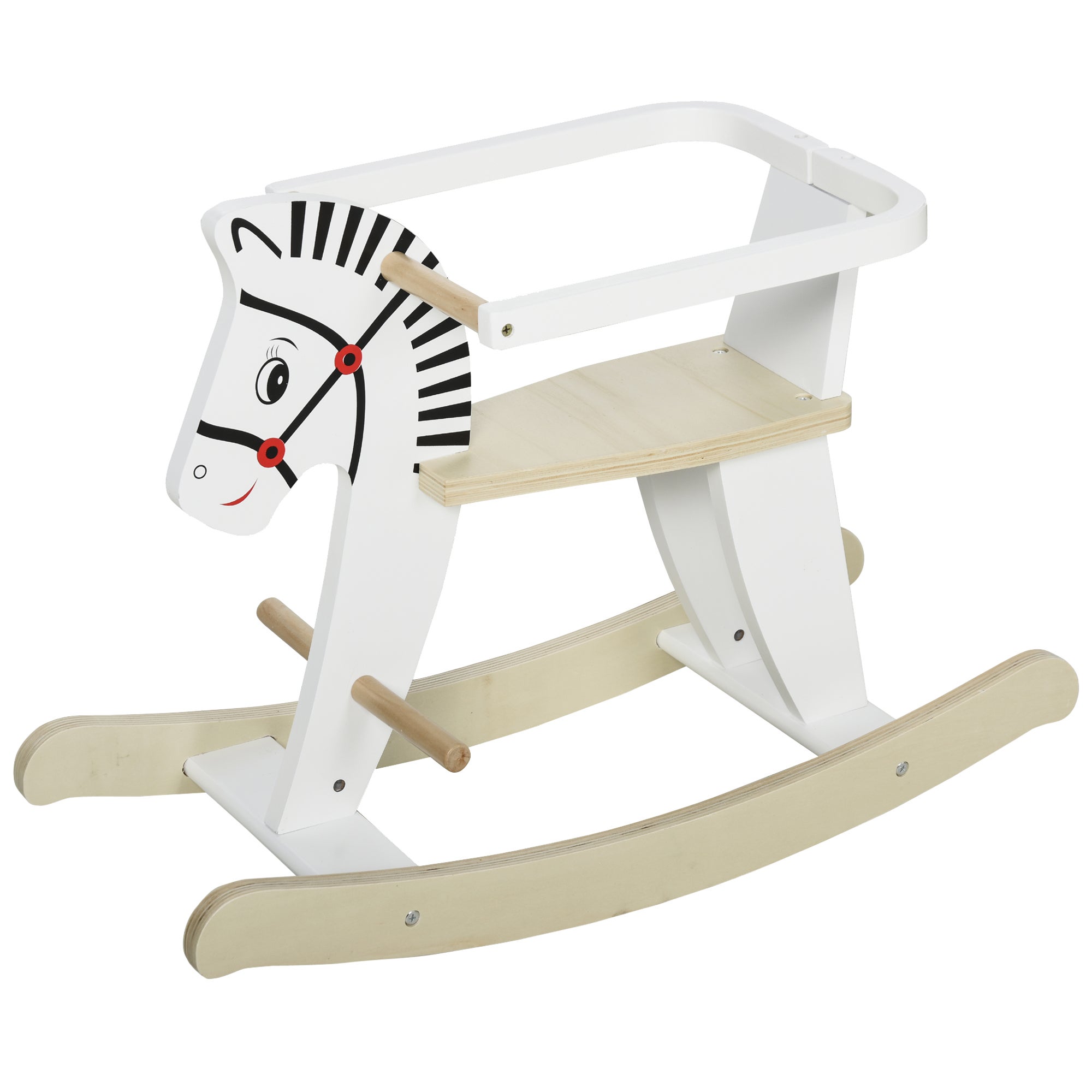 Cheval à bascule avec siège - small foot - les jouets en bois