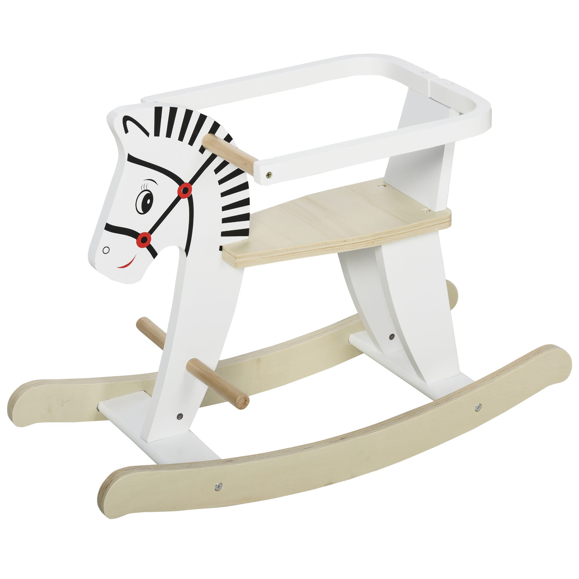Cheval à bascule avec siège - small foot - les jouets en bois Cheval à bascule avec siège - small foot - les jouets en bois