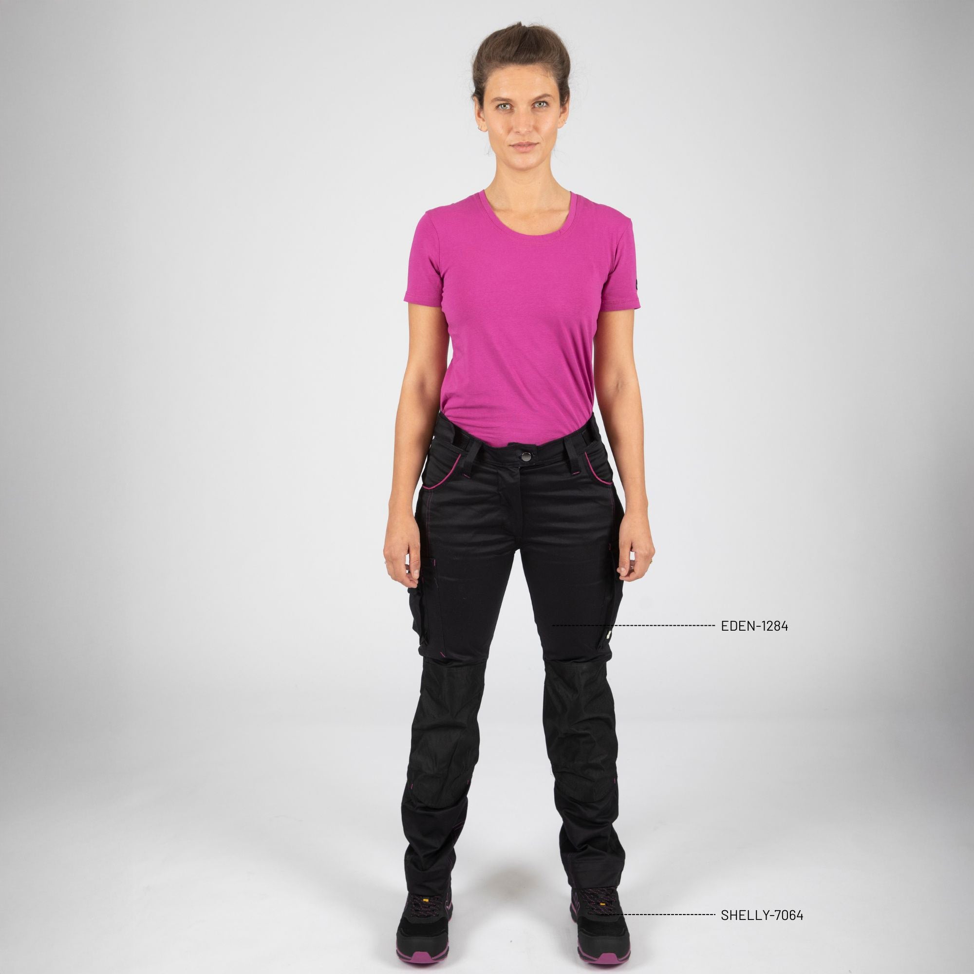 EDEN - PANTALON DE TRAVAIL - 1284 Noir FR 46 - EU 44 - UK 18 - 2