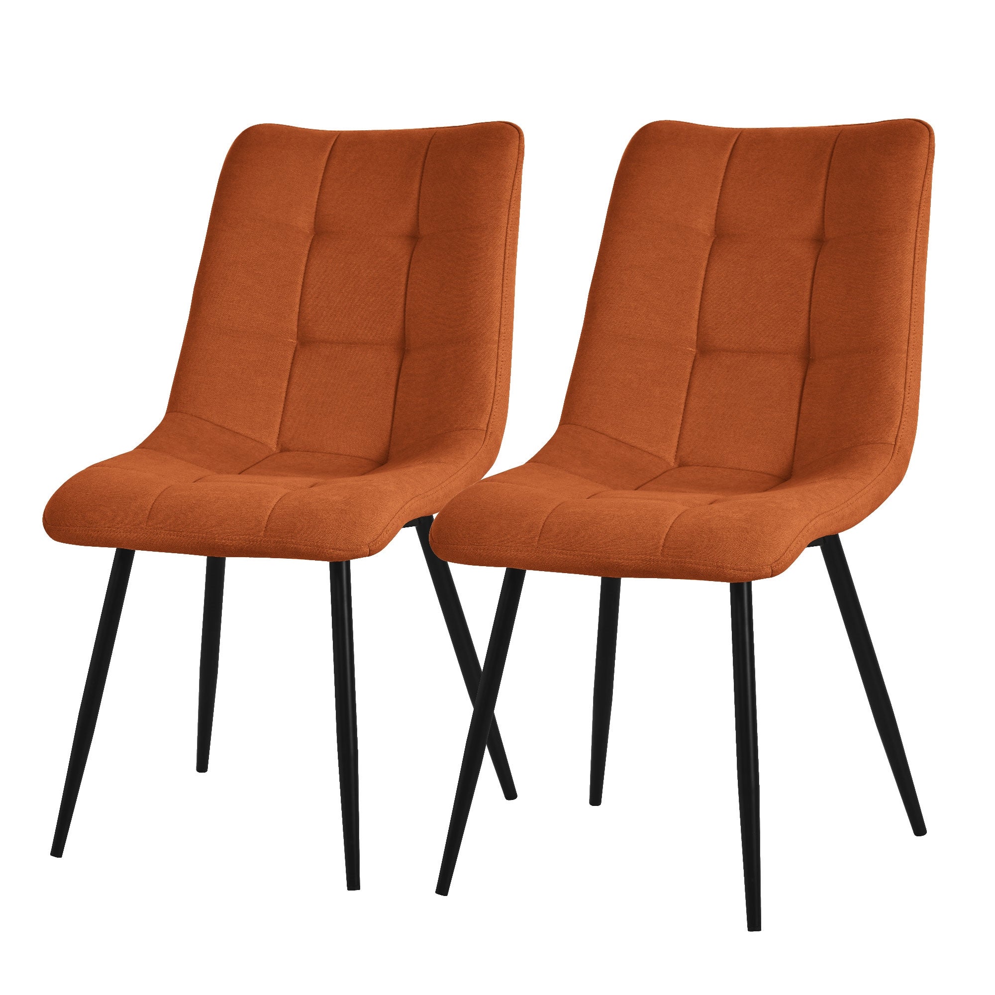 Ml Design Chaise De Salle Manger Set De Pi Ces Orange Chaise De