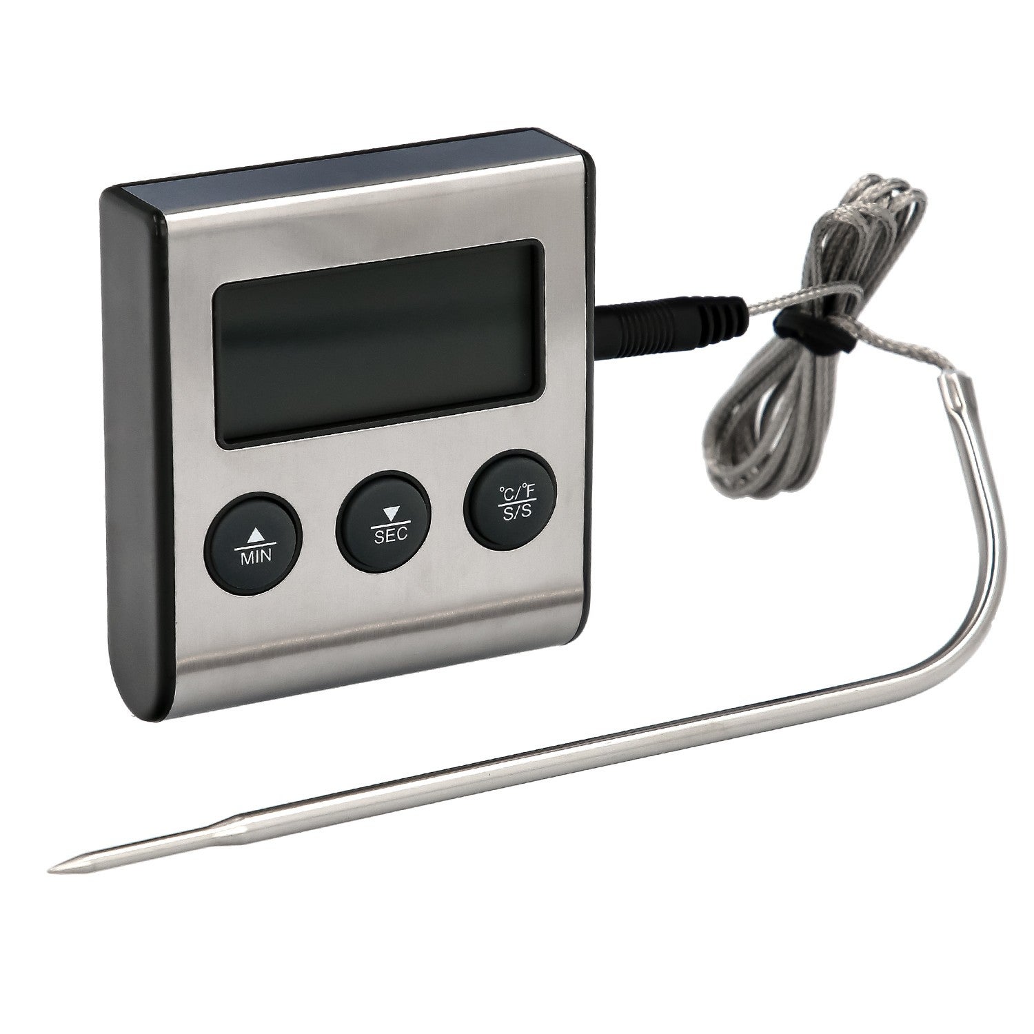 Mini Thermomètre Numérique Étanche Avec Sonde 2m - Écran LCD Clair -50°C à +110°C