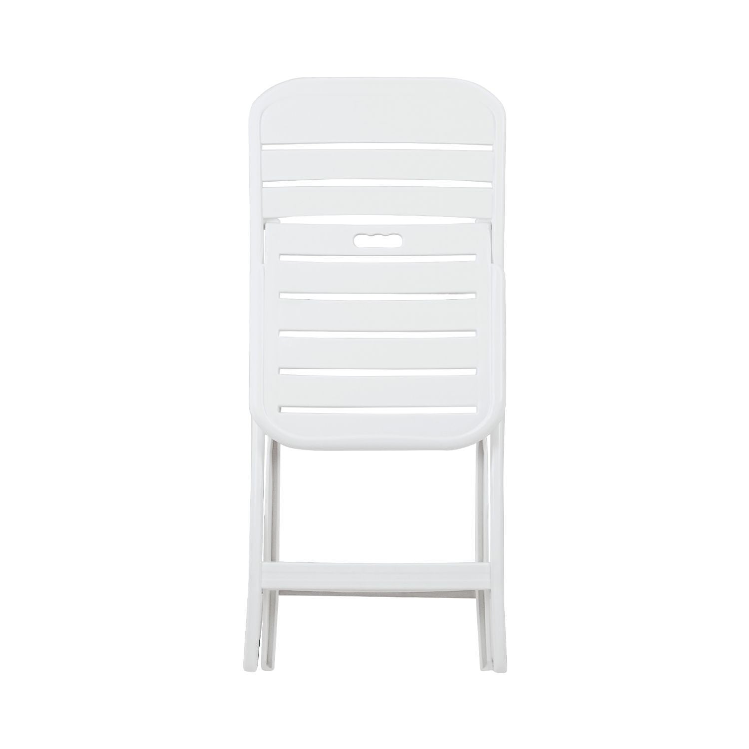 Pack 2 Chaises Pliantes Bliss Blanches 52x40x82cm Thinia Home - 4