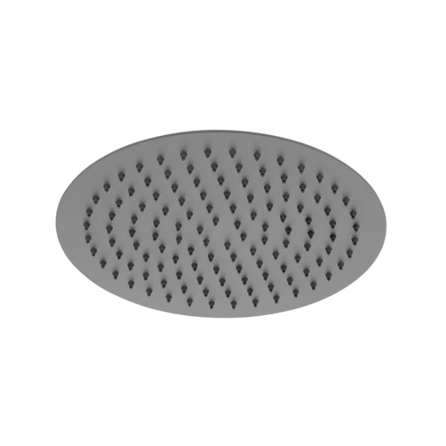 AGHE Pomme de douche ronde 200mm métal slim noir - THERMADOR - SF101ANE