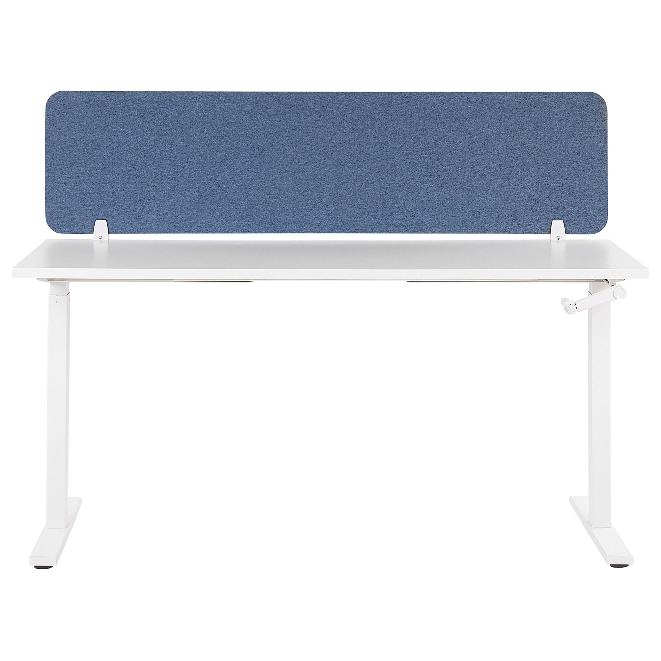 Pannello divisorio per scrivania blu 160 x 40 cm WALLY - 7
