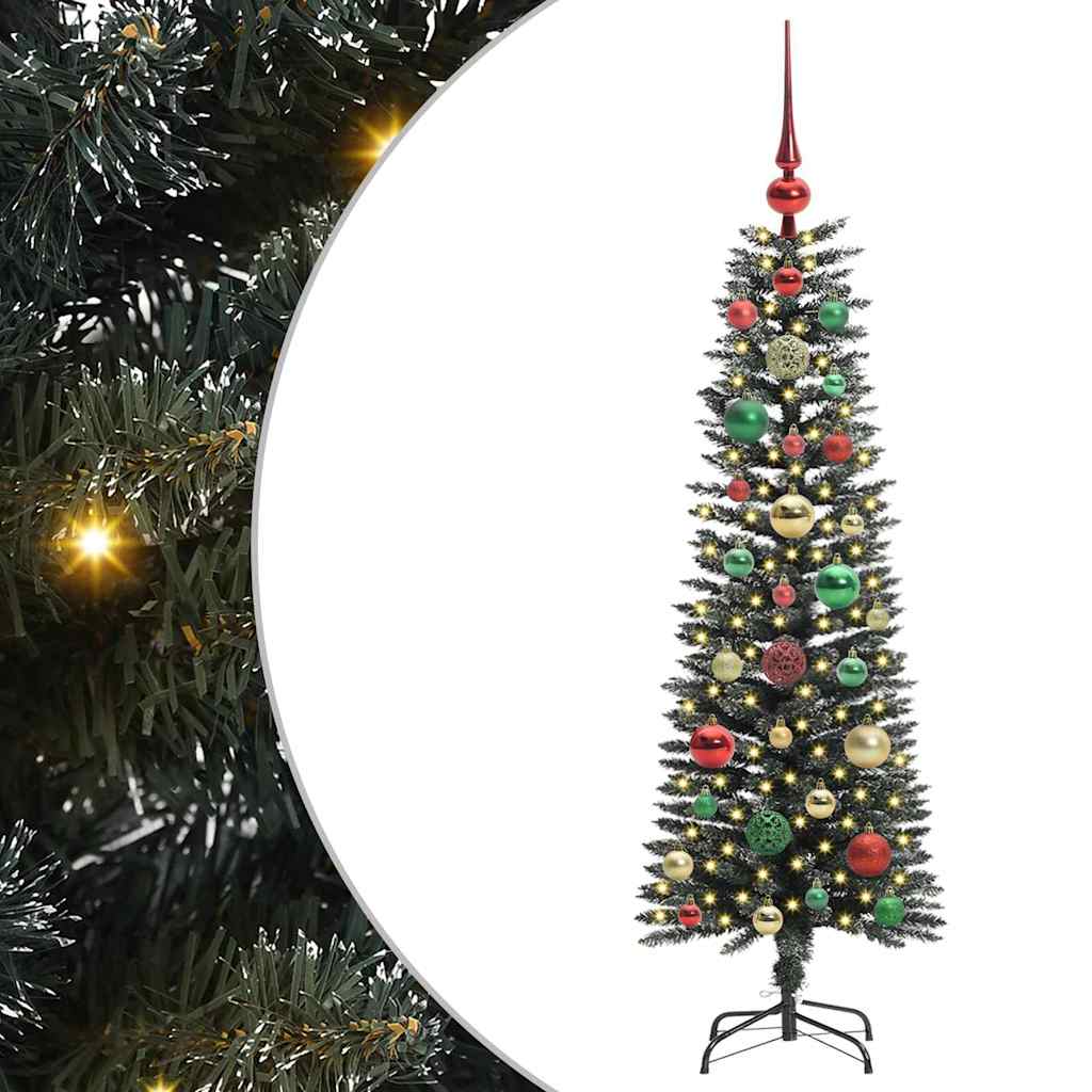 Sztuczna choinka z 150 diodami LED Zielony 40.5 x 40.5 x 120 cm