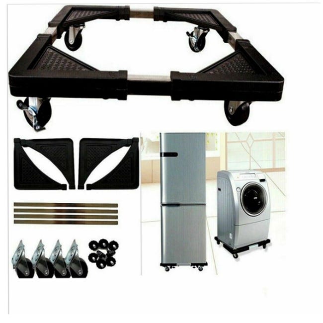 Base Regolabile Per Lavatrice Con Ruote - Mobile Per Elettrodomestici, Carico 300 Kg - Foto 2