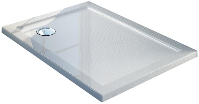 Piatto Doccia 70x100 cm in Acrilico Giordanoshop Floret 2 Bianco Lucido