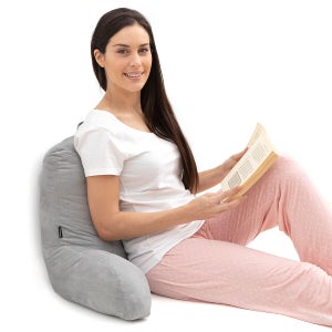 USOR Cuscino da lettura, grande cuscino per la schiena per sedersi a letto, cuscino di supporto