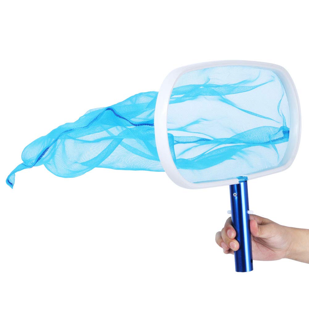 Filet de Piscine Filet à Mailles Fines Kit Épuisettes de Surface, avec