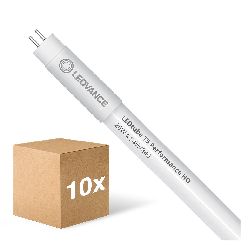 Multipack 10x Ledvance Tube LED T5 Performance (HF) High Output 26W ...