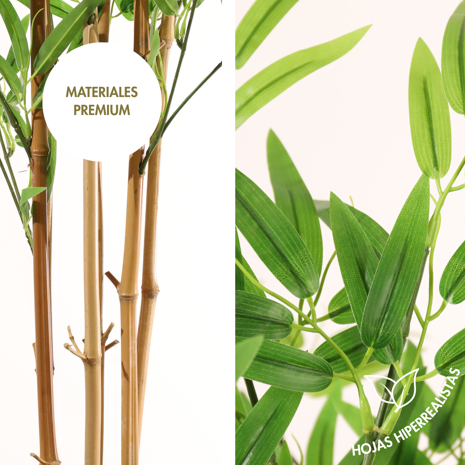 Planta artificial Bambú verde 180 cm | Naturing Monde - Para interior - En maceta - 4