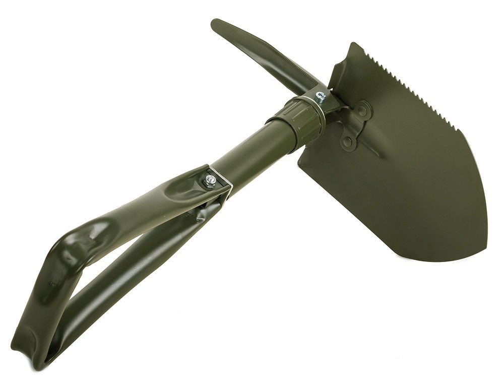 Pelle pioche pliante pelle grande valise - 5