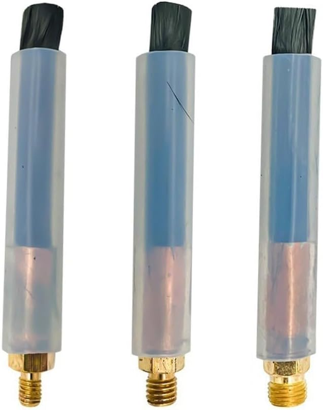 Zestaw 3 szczotek spawalniczych z włókna węglowego do czyszczenia spoin 6 mm/8 mm/10 mm (C)