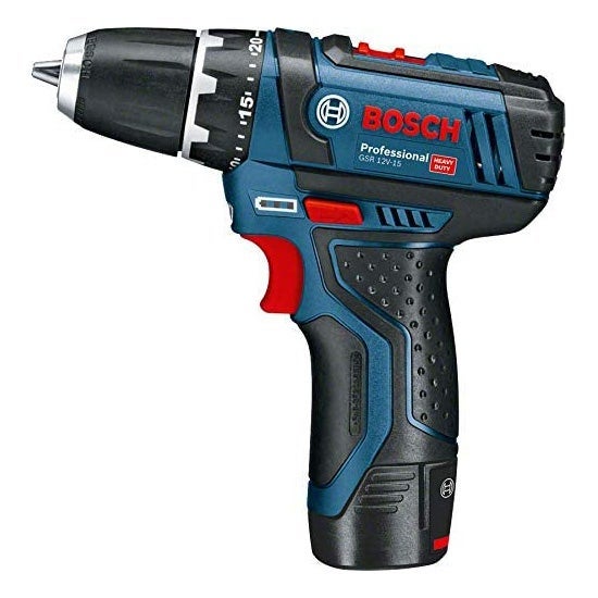 Perceuse-visseuse sans-fil bosch gsr 12v-15 + 10 accessoires + 2 batterie gba 12v 2,0ah + chargeur gal 12v-20 + coffret - 060186810g - 5