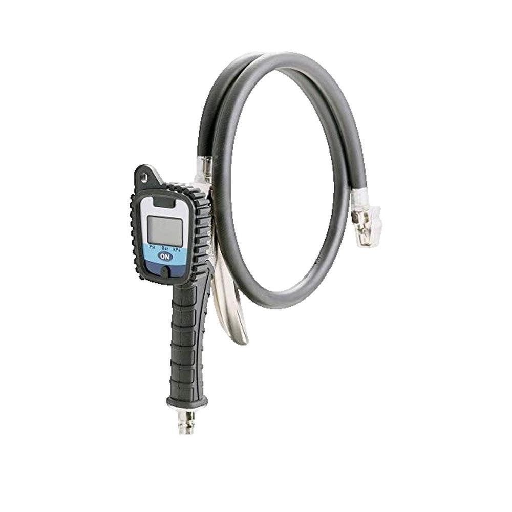 Pompka do opon Aerotec LCD PRO z cyfrowym wyświetlaczem i aluminiową obudową