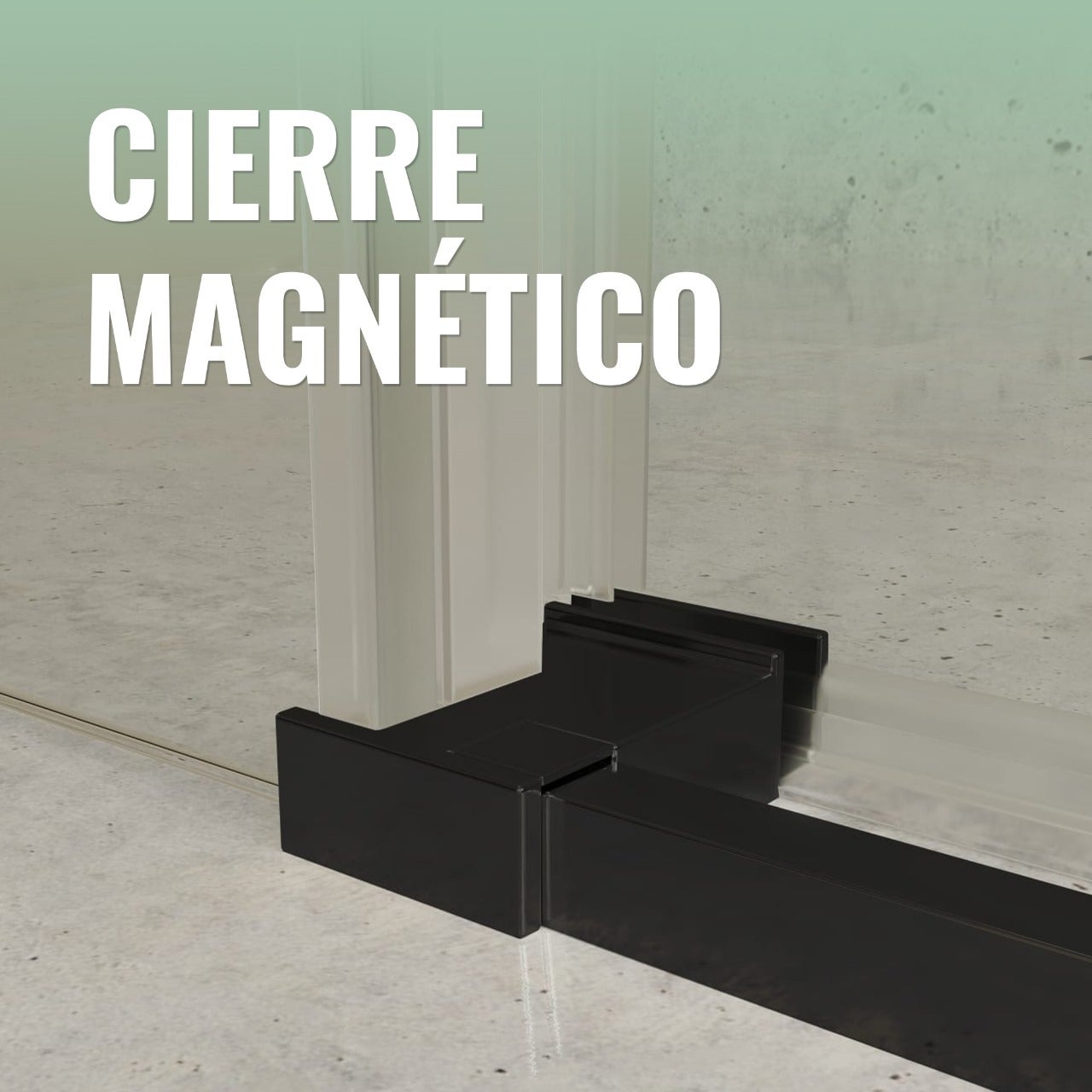 Mamparas de Ducha Corredera con Cristal Templado 6mm Antical- Perfilería Negra Mate - 139 a 141 cm Ancho Adaptable 4cm x 195cm (Alto) - 9