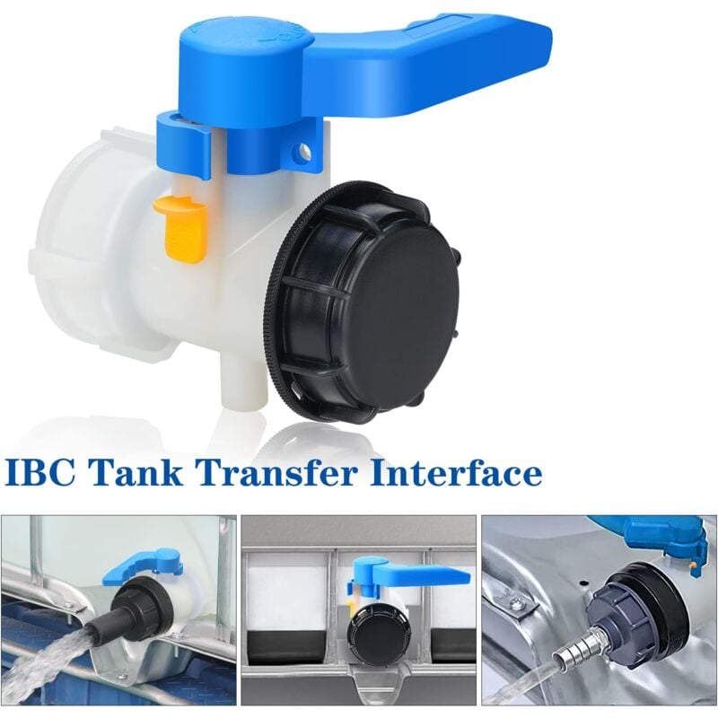 Ibc - Robinet D'écoulement Ibc - Robinet De Jardin 3/4" - Réservoir D