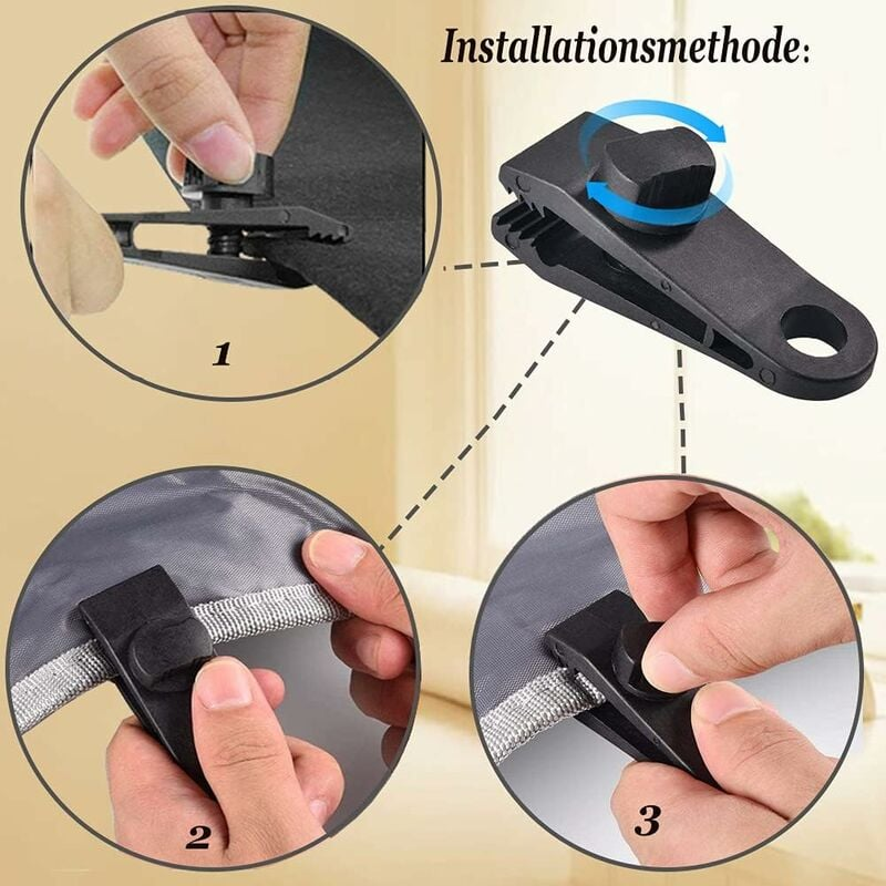 CLIP PER TENDE anelli per tende anello per tenda gancio per tenda