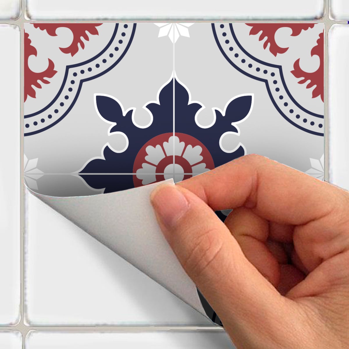 24 adesivi piastrelle azulejos Ambroggio - Sticker adesivo - adesivi murali - 24stickers10x10cm - 5