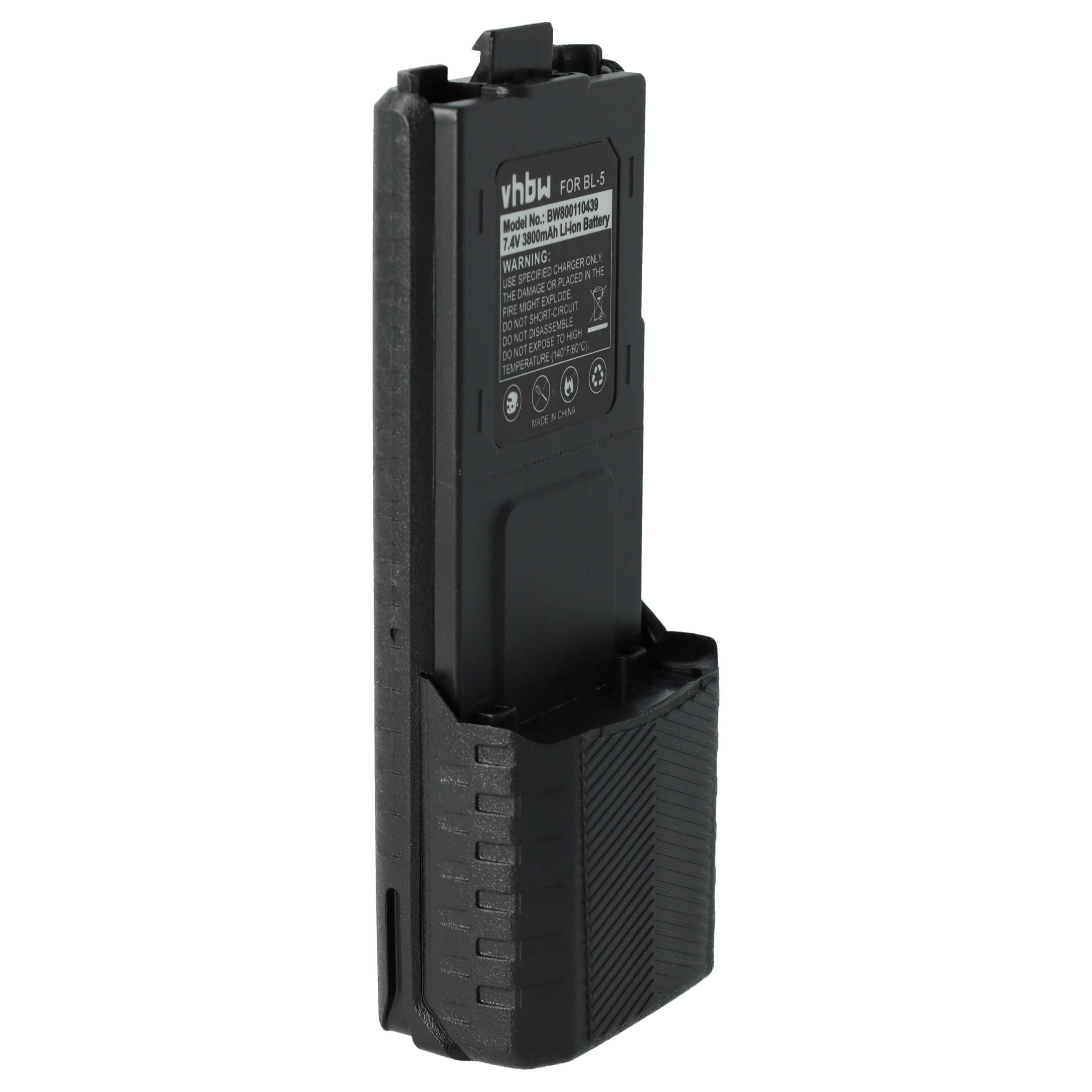 Batterie 2000mAh 7,4V Li-ion Pour Talkie-walkie Baofeng BL-B - Rechargeable, Remplacement Durable