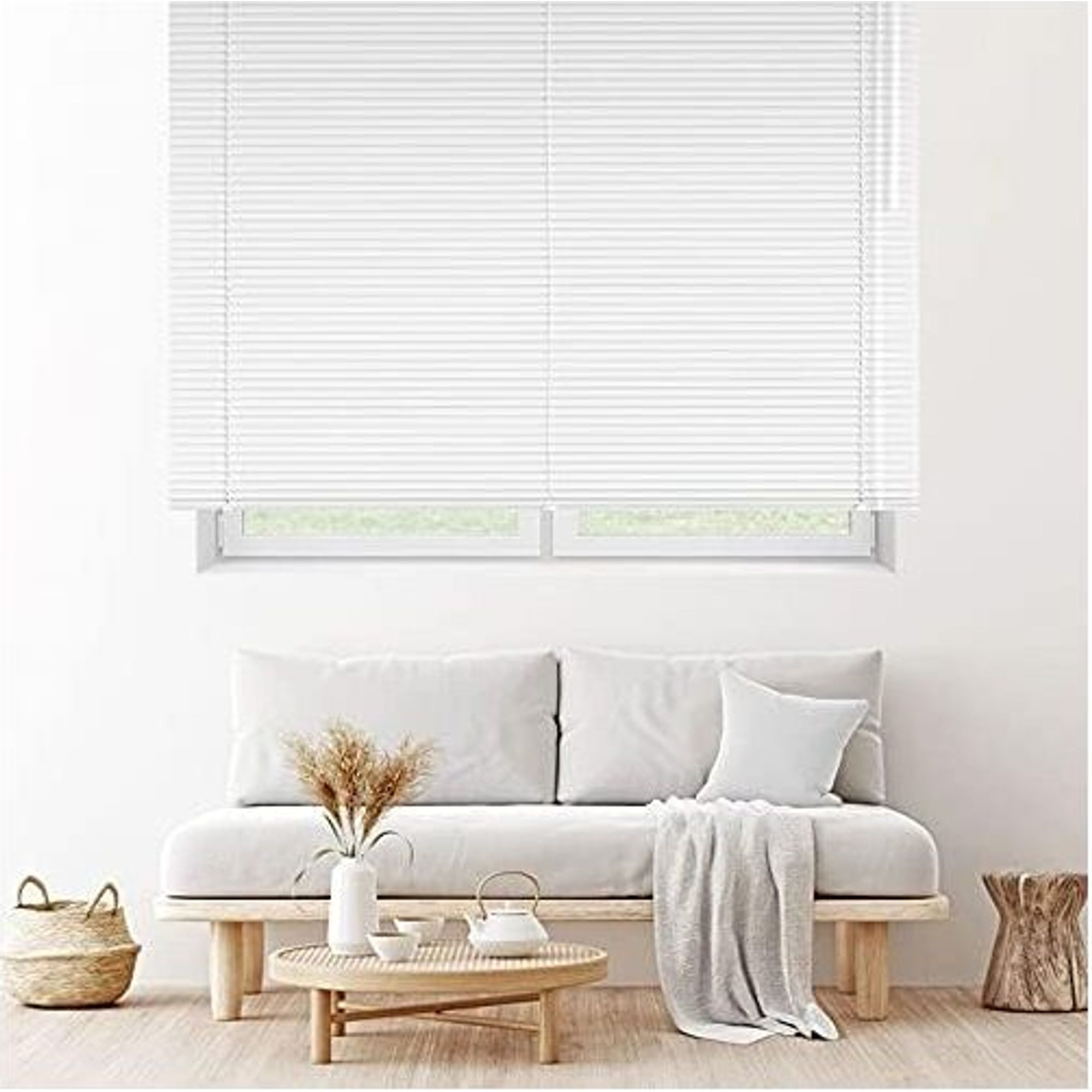 ECOMMERC3 | Veneziana Orientabile in Alluminio Misura 120x180 - Veneziana in Alluminio con Lamella da 25 mm - Veneziana Bianca - 3