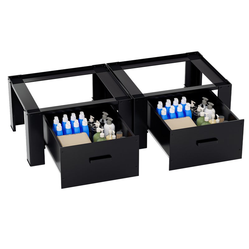 Knock Box - Set di ricambi per caffè espresso con base rimovibile, antiscivolo, colore: Nero