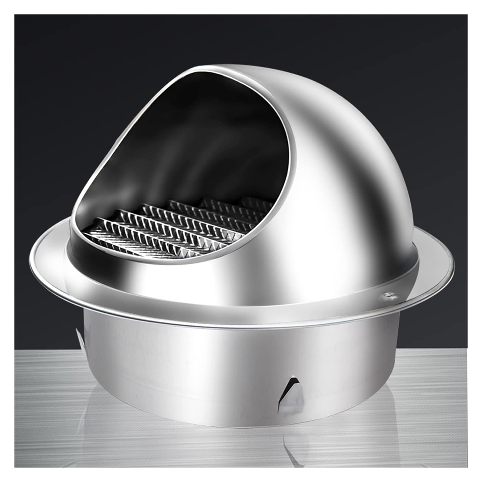 Grille d'aération ronde pour garage 125-154 mm - Pièce de rechange d Grille d'aération ronde pour garage 125-154 mm - Pièce de rechange d