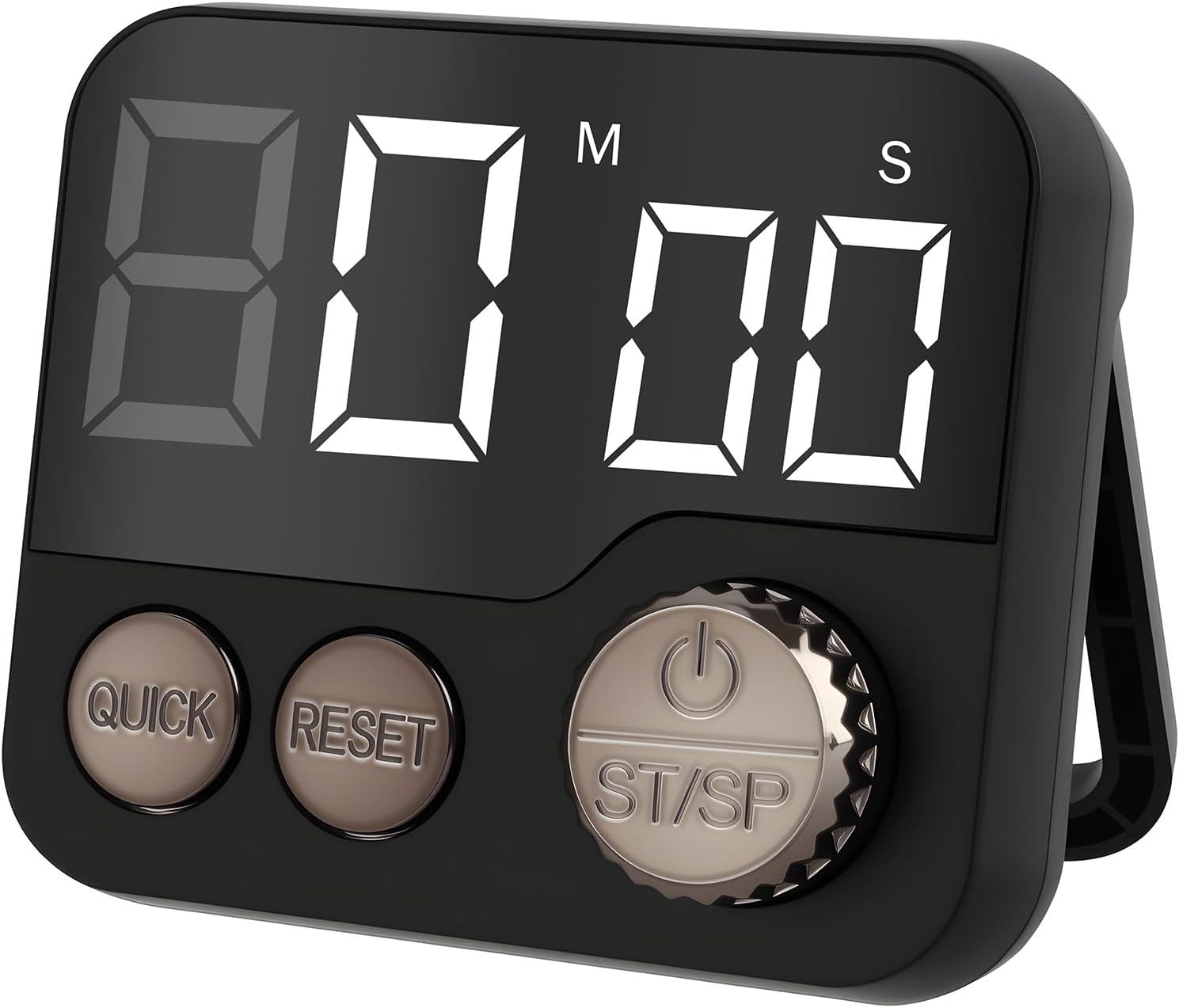 Mini Minuteur De Cuisine Portable – Chronomètre Digital Avec écran LCD, Compte à Rebours, Alerte Sonore, Porte-clés Pour Sport, étude Et Pâtisserie