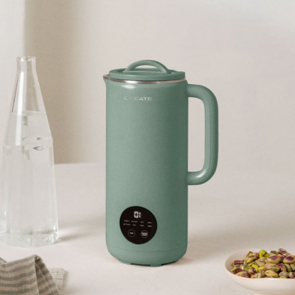 CREATE - VEGAN MILK MAKER STUDIO - Wielofunkcyjne urządzenie do sporządzania napojów roślinnych o pojemności 850 ml - Sauge