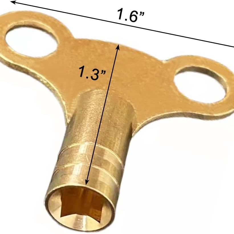 4 Pezzi Chiavi Radiatore Chiave Di Spurgo Del ... - Ernesto - Foto 7