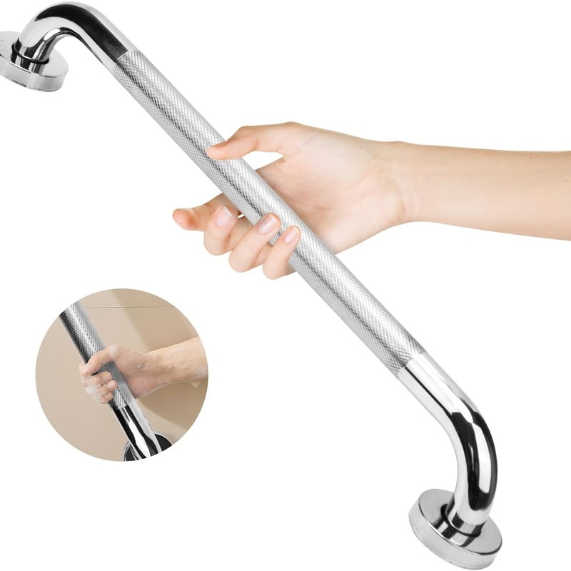 Poręcz łazienkowa ze stali nierdzewnej, antypoślizgowa poręcz bezpieczeństwa dla osób starszych, do wanny i schodów, 50 cm