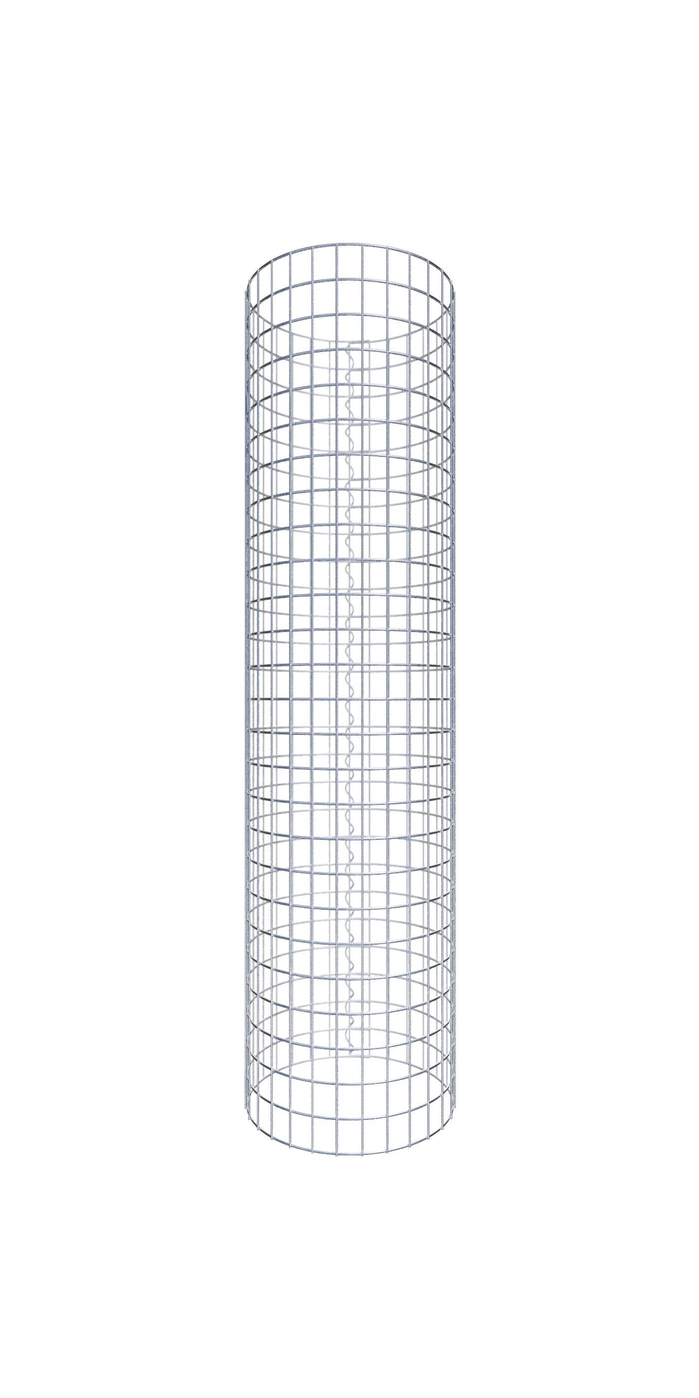 Kolumna gabionowa średnica 47 cm MW 5 x 5 cm okrągła - wysokość: 130 cm