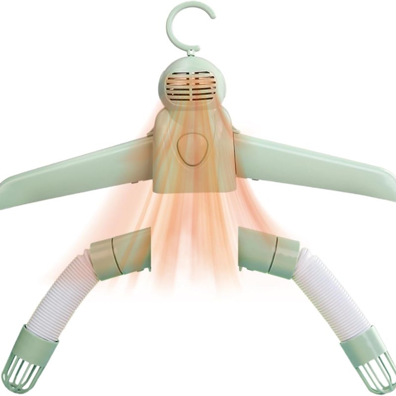 Elektryczna suszarka do ubrań - Wieszak podróżny, szybkie suszenie | Suszarka z regulacją temperatury, cicha i lekka, pomoc w praniu