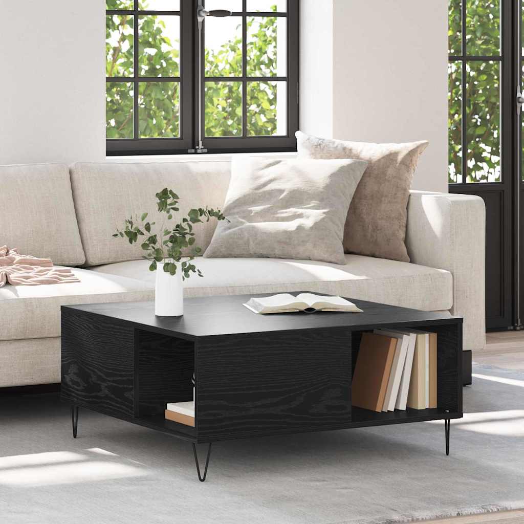 Stolik kawowy Czarny dąb 80 x 80 x 36.5 cm