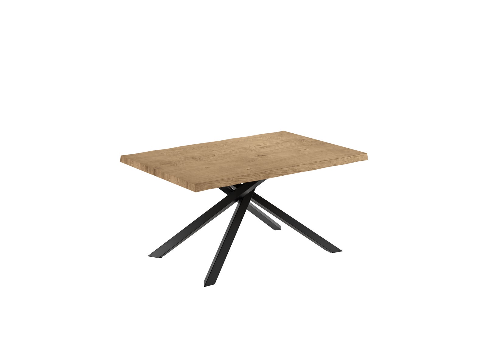 Spike – rozkładany stół (160/240 x 90 cm) w kolorze czarnego dębu